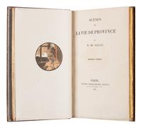 BALZAC, Honore de (1799-1850). Etudes de moeurs au XIXe siecle .... Paris: Madame Chales-Bechet, 1834.
