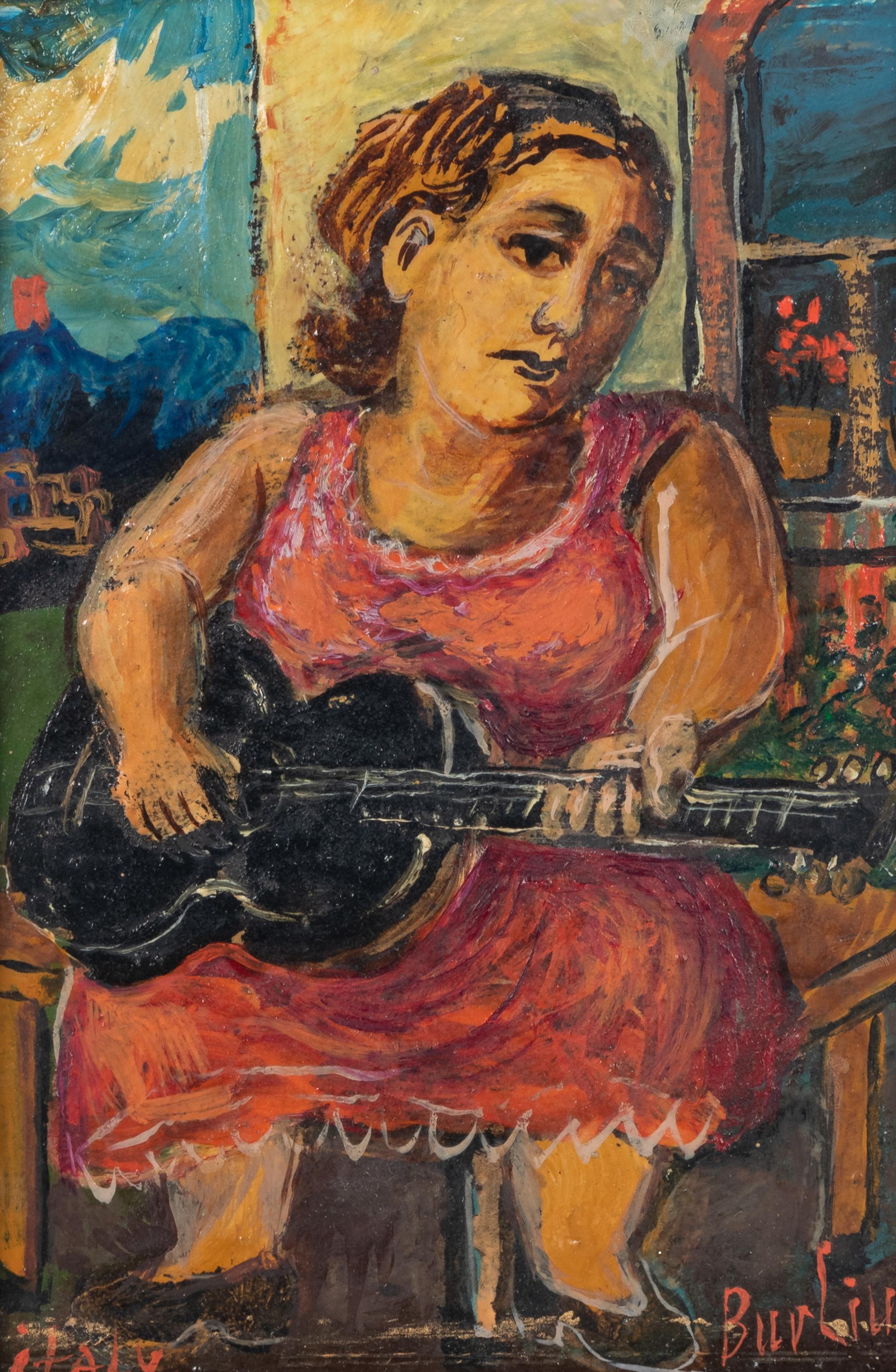 Woman with Guitar