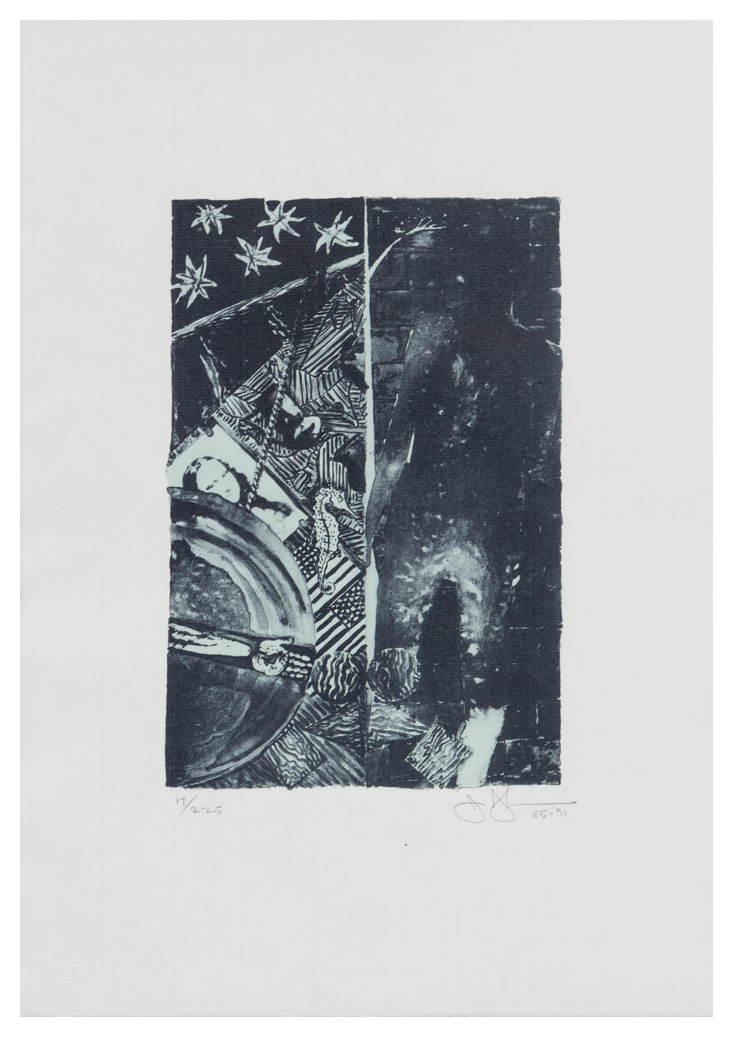 Jasper Johns, (American, b. 1930), Summer (Blue), 1991