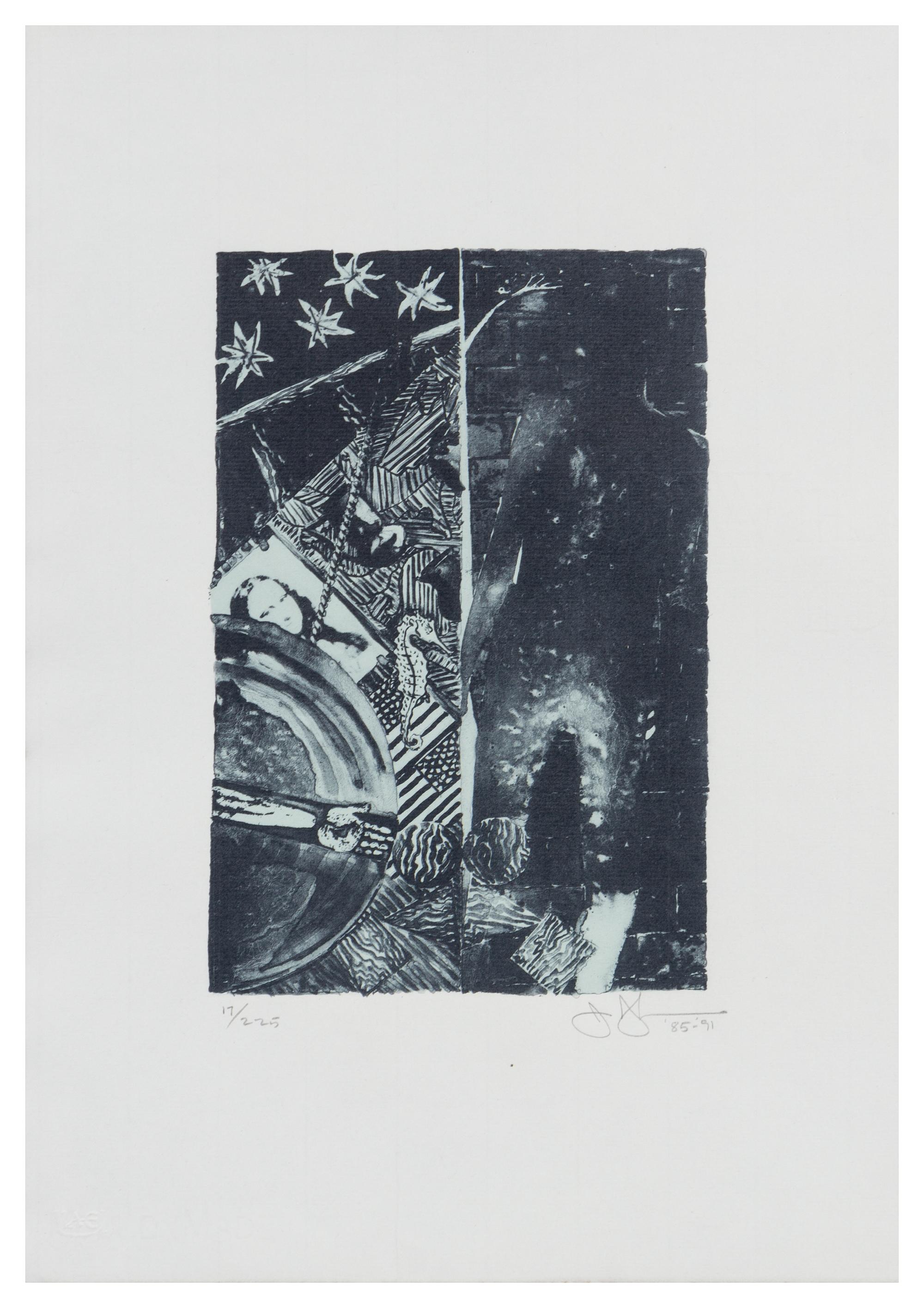 Jasper Johns, (American, b. 1930), Summer (Blue), 1991