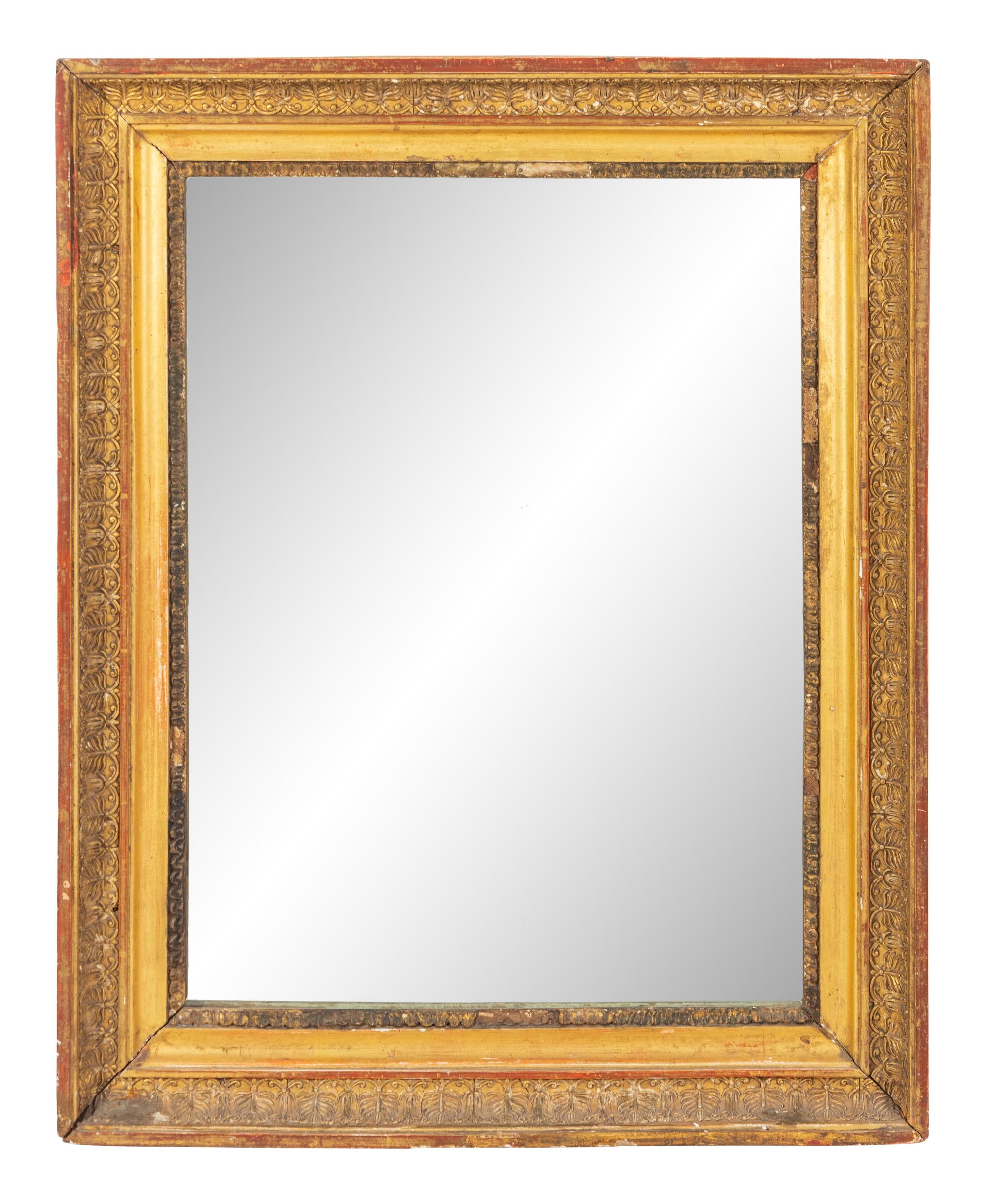 An Empire Giltwood Mirror