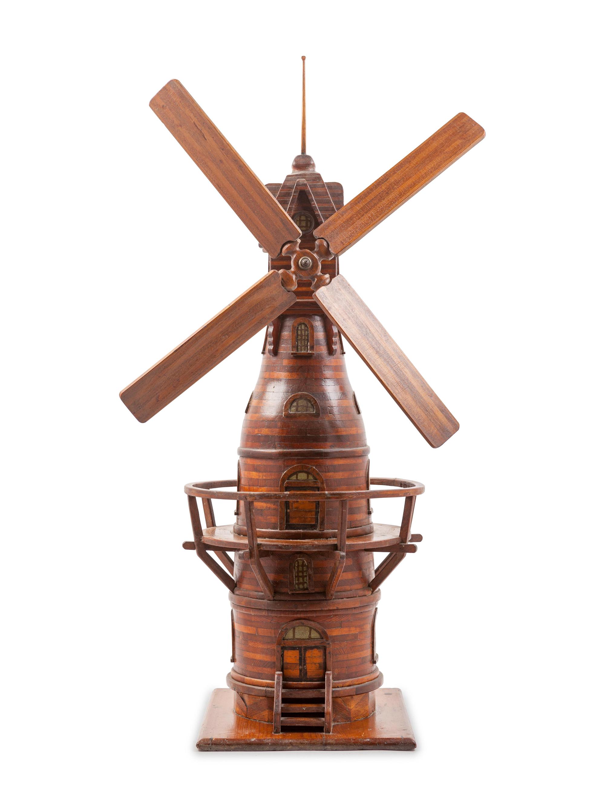 A Folk Art Model of a Windmill