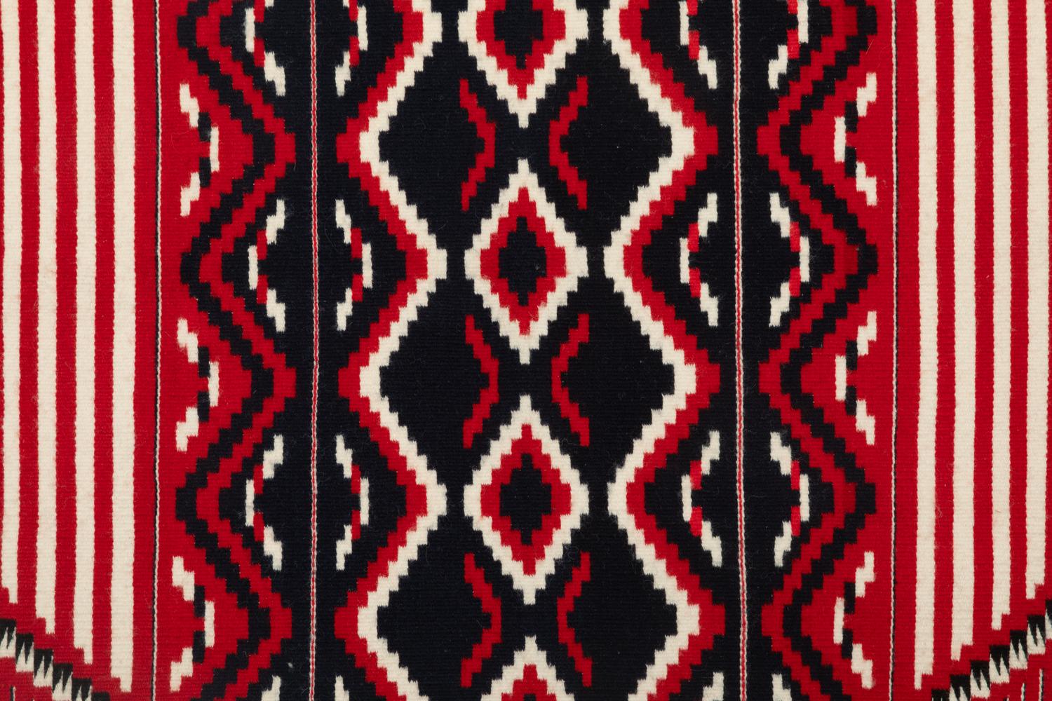 Navajo Serape Revival Weaving / Rug
