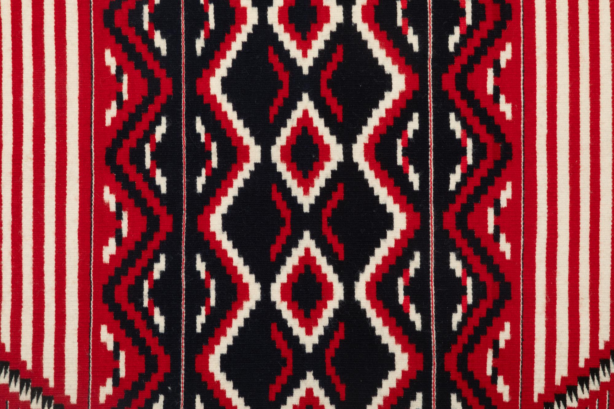 Navajo Serape Revival Weaving / Rug