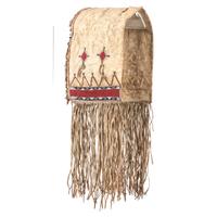 Apache Beaded Hide Saddle Bags