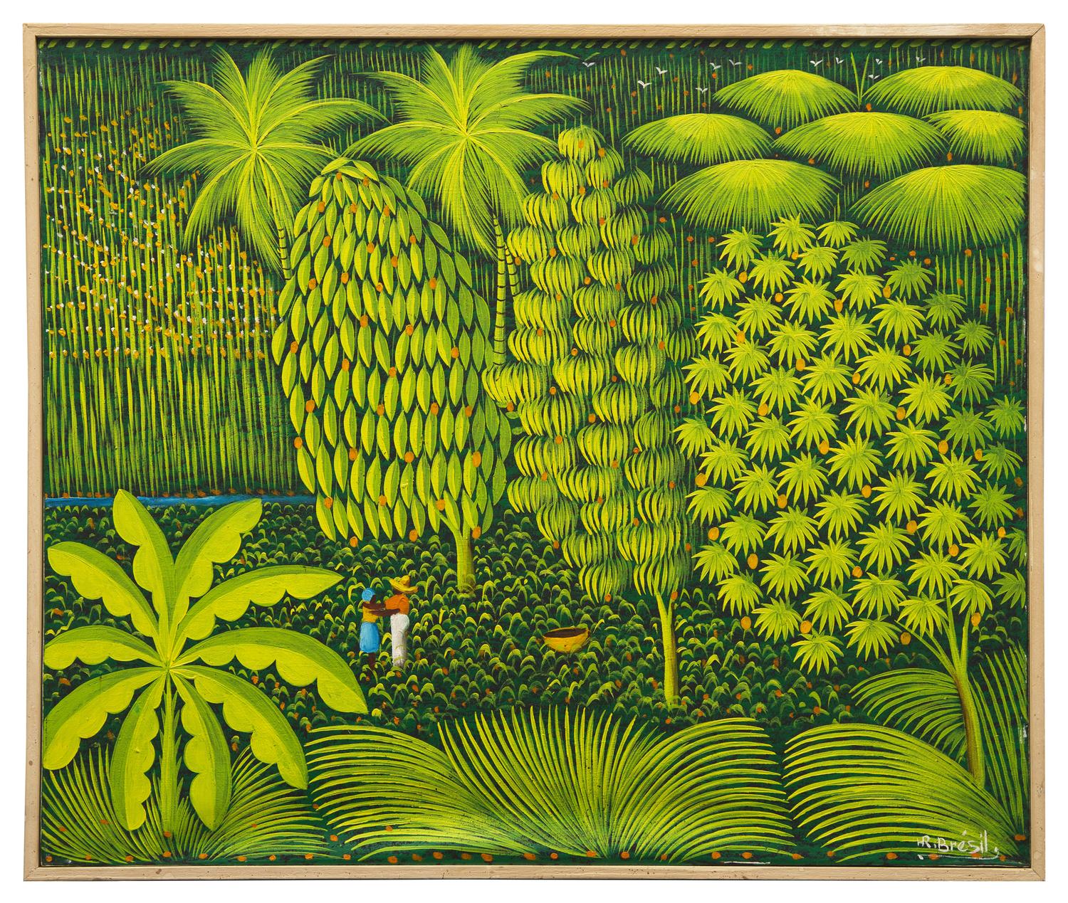 Couple in a Banana Grove