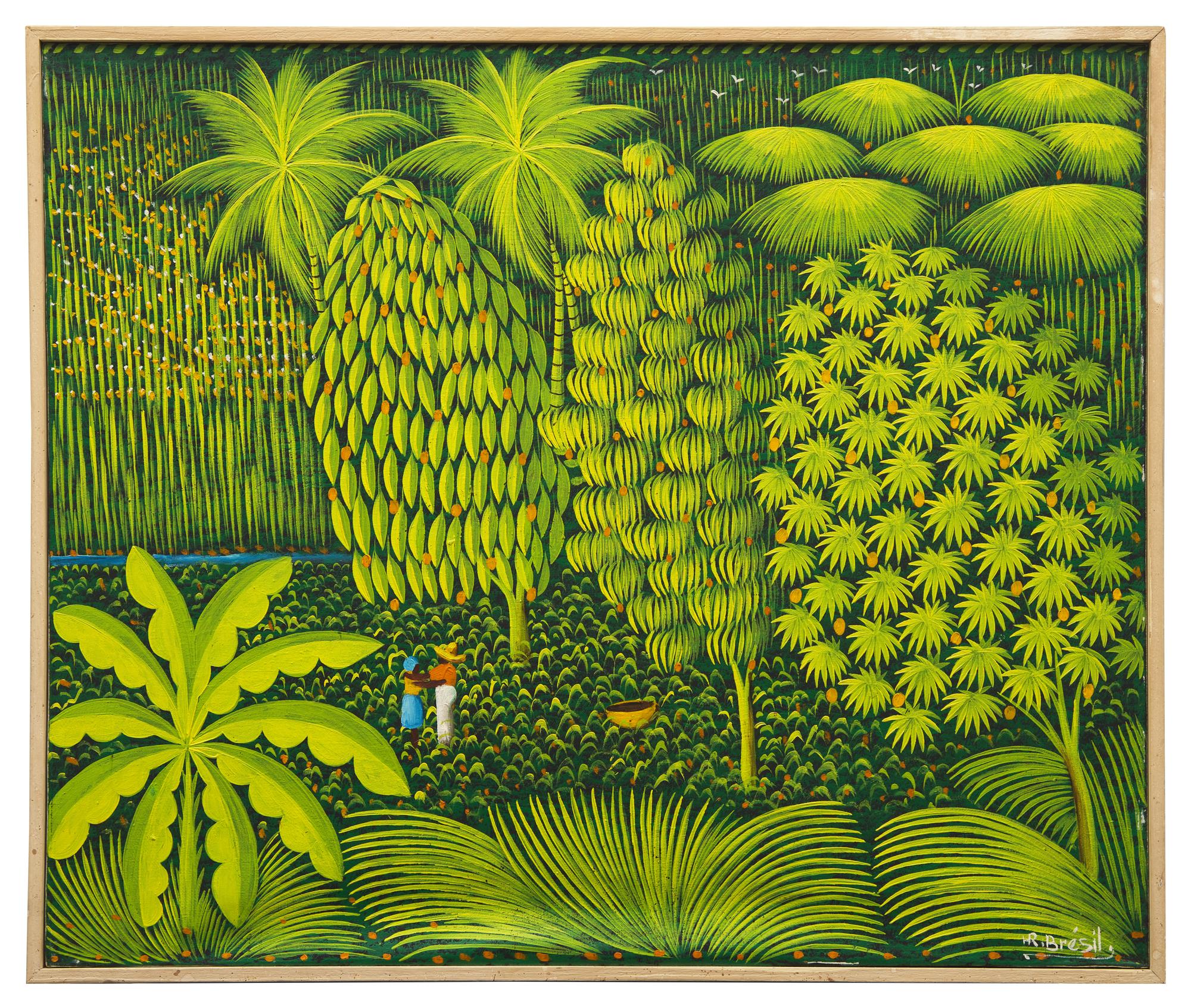 Couple in a Banana Grove