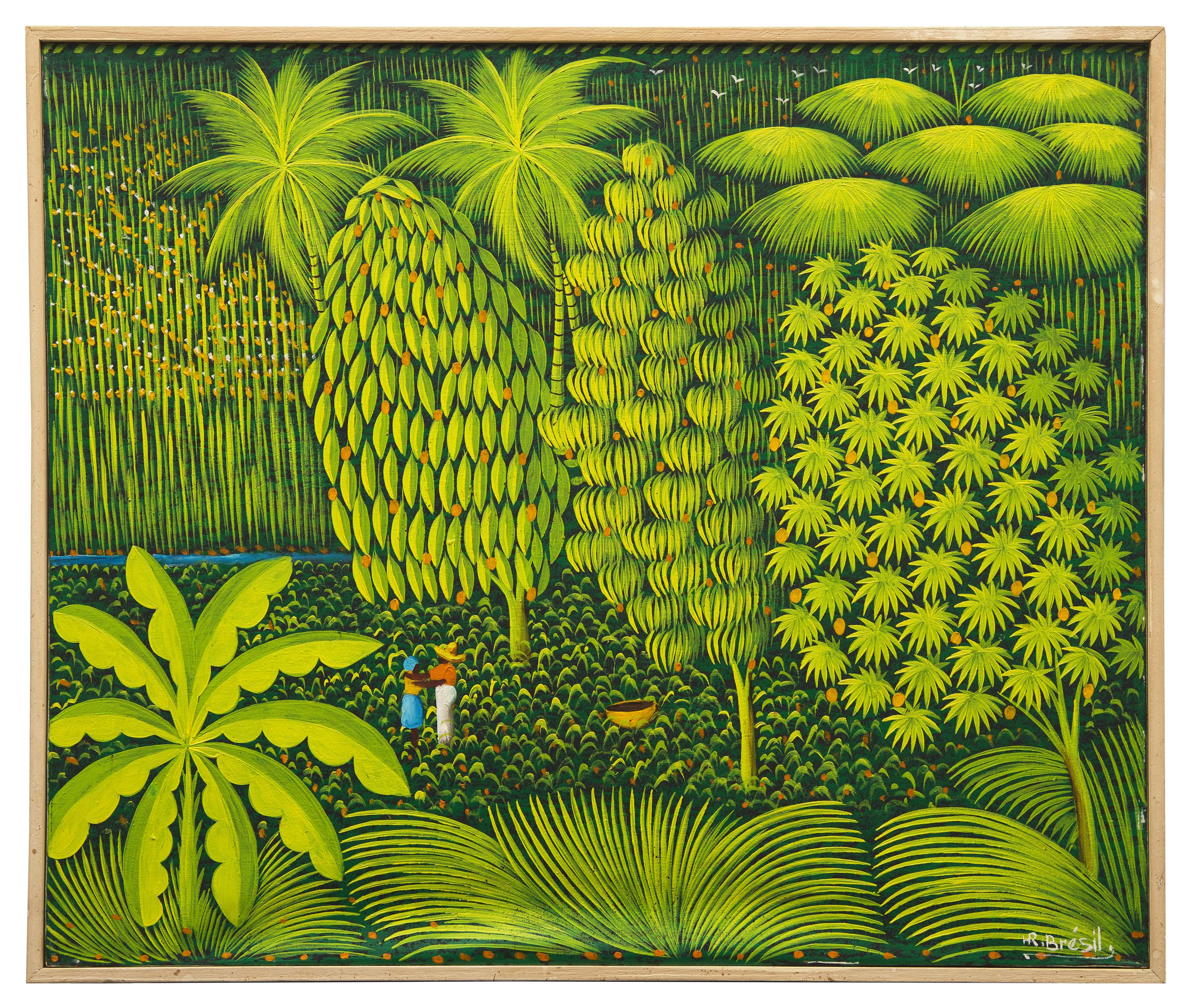 Couple in a Banana Grove