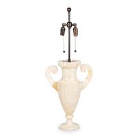An Alabaster Table Lamp