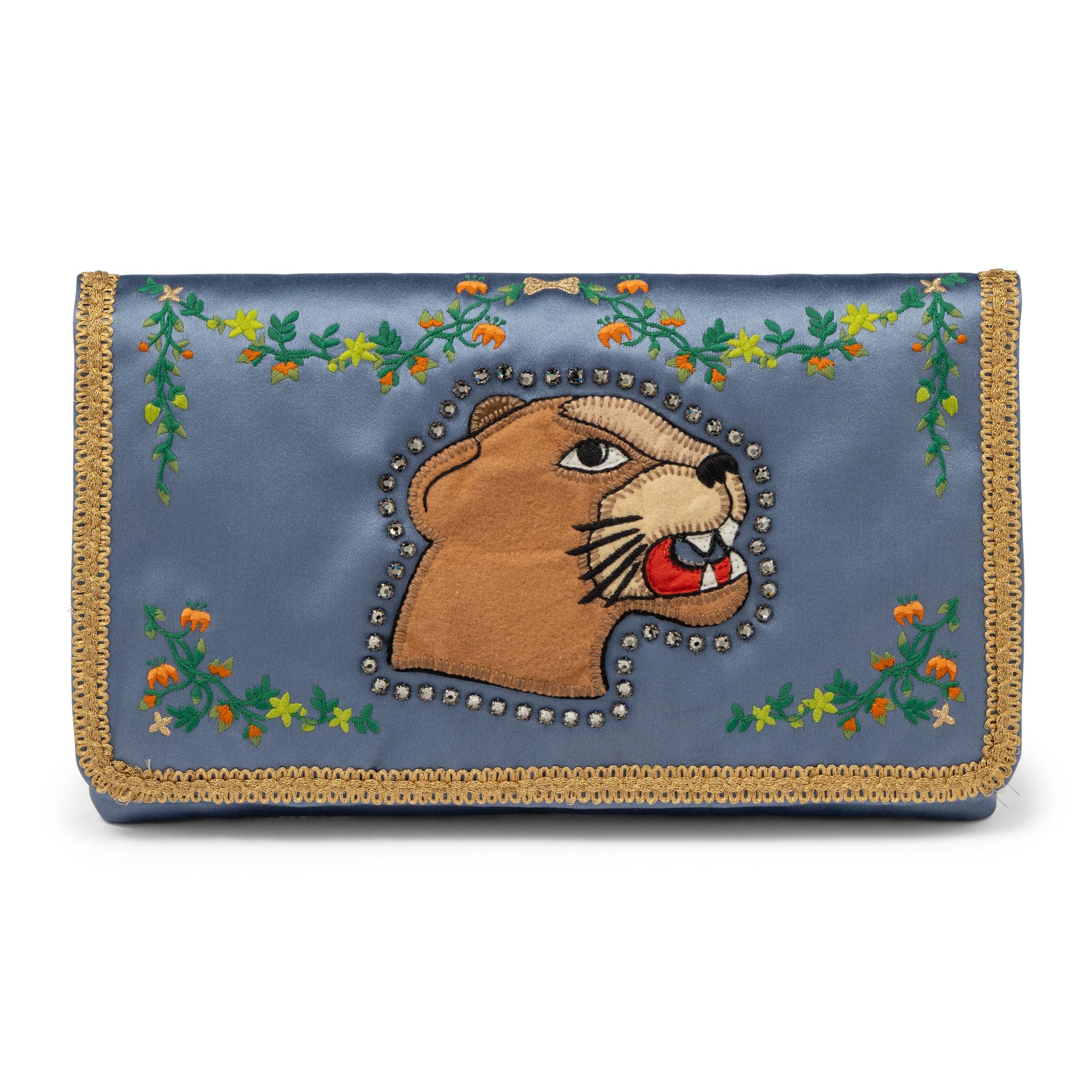 GUCCI, EMBELLISHED "GUCCIFICATION" CLUCH