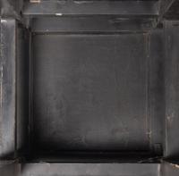 A Pair of Chinese Black Lacquered Mother-of-Pearl Inlaid Square Stands, Xiangji, 19th Century 清中晚期 黑漆嵌螺鈿蓮紋方几一對