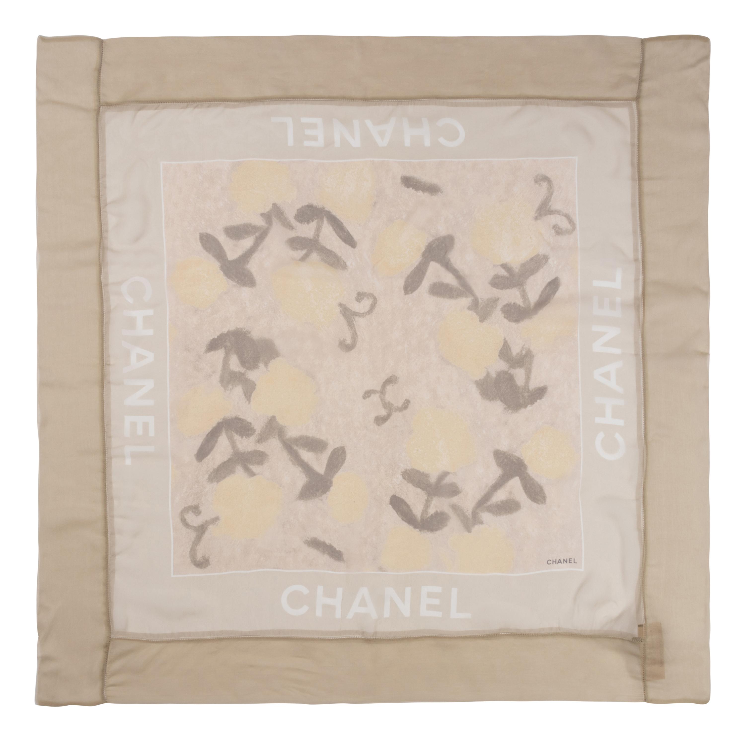 Four Chanel Silk Scarves
