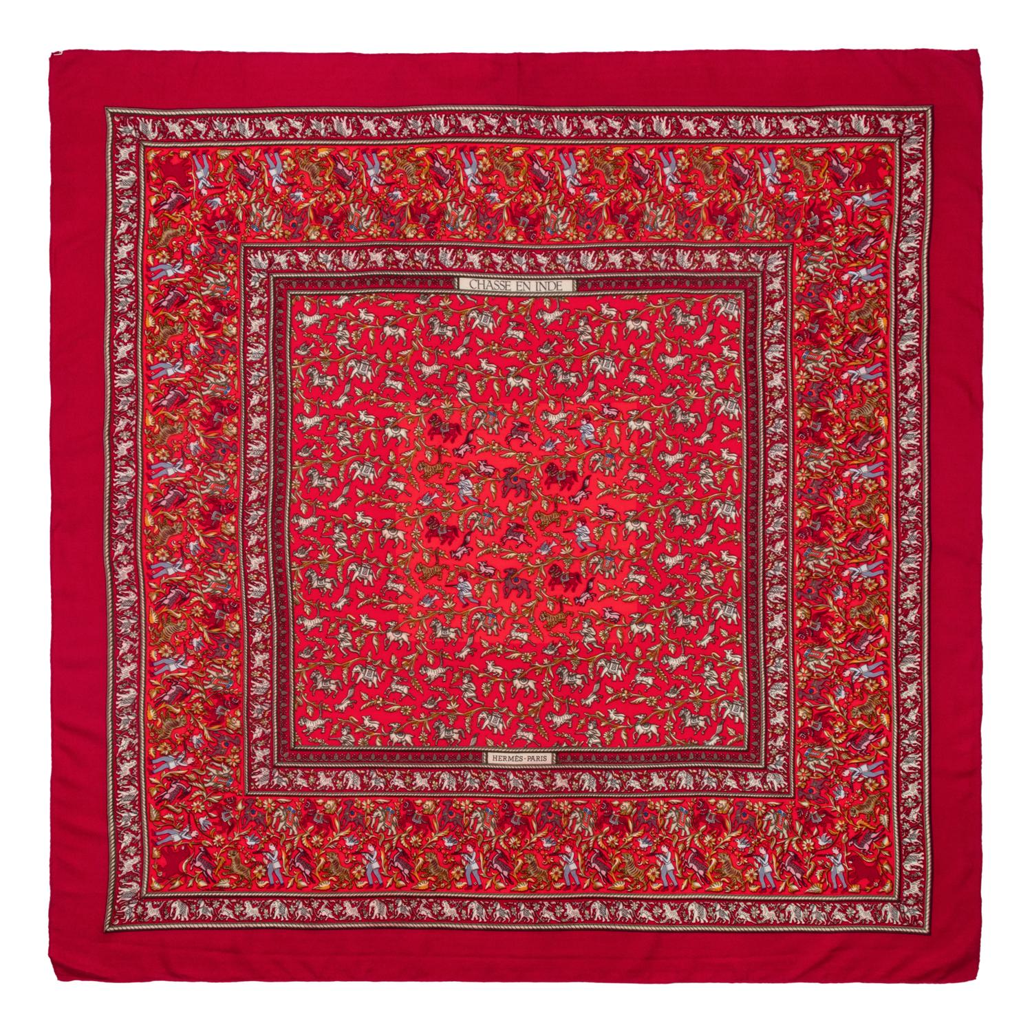 Hermès 140cm Cashmere & Silk Shawl