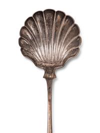 A Group of Six American Silver Ladles