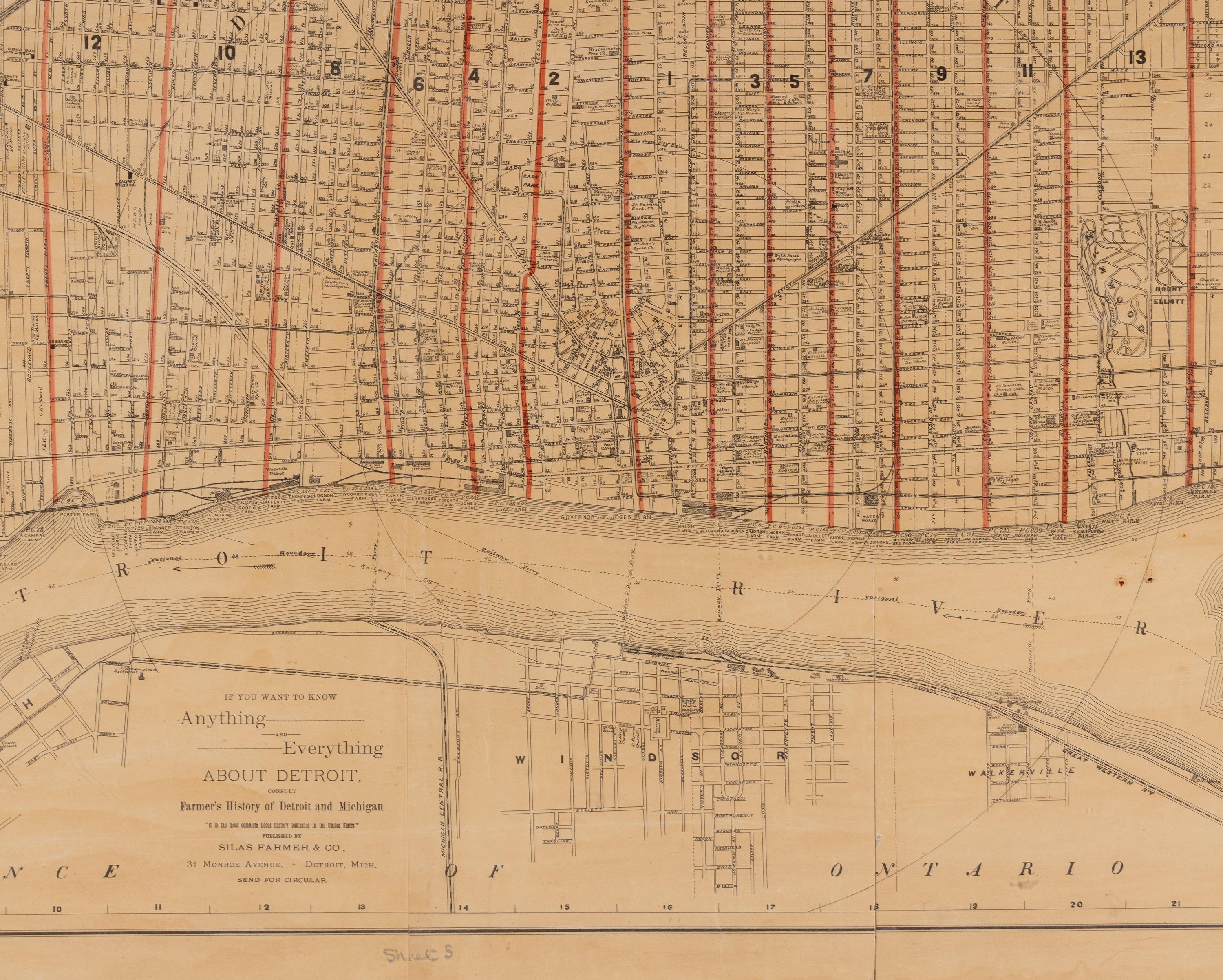 A Wall Map of Detroit