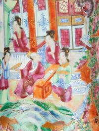 A Large Chinese Export Porcelain Famille Rose Vase