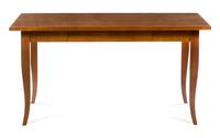 A Provincial Style Fruitwood Table Height 30 x width 59 x depth 29 1/2 inches. — 20TH CENTURY