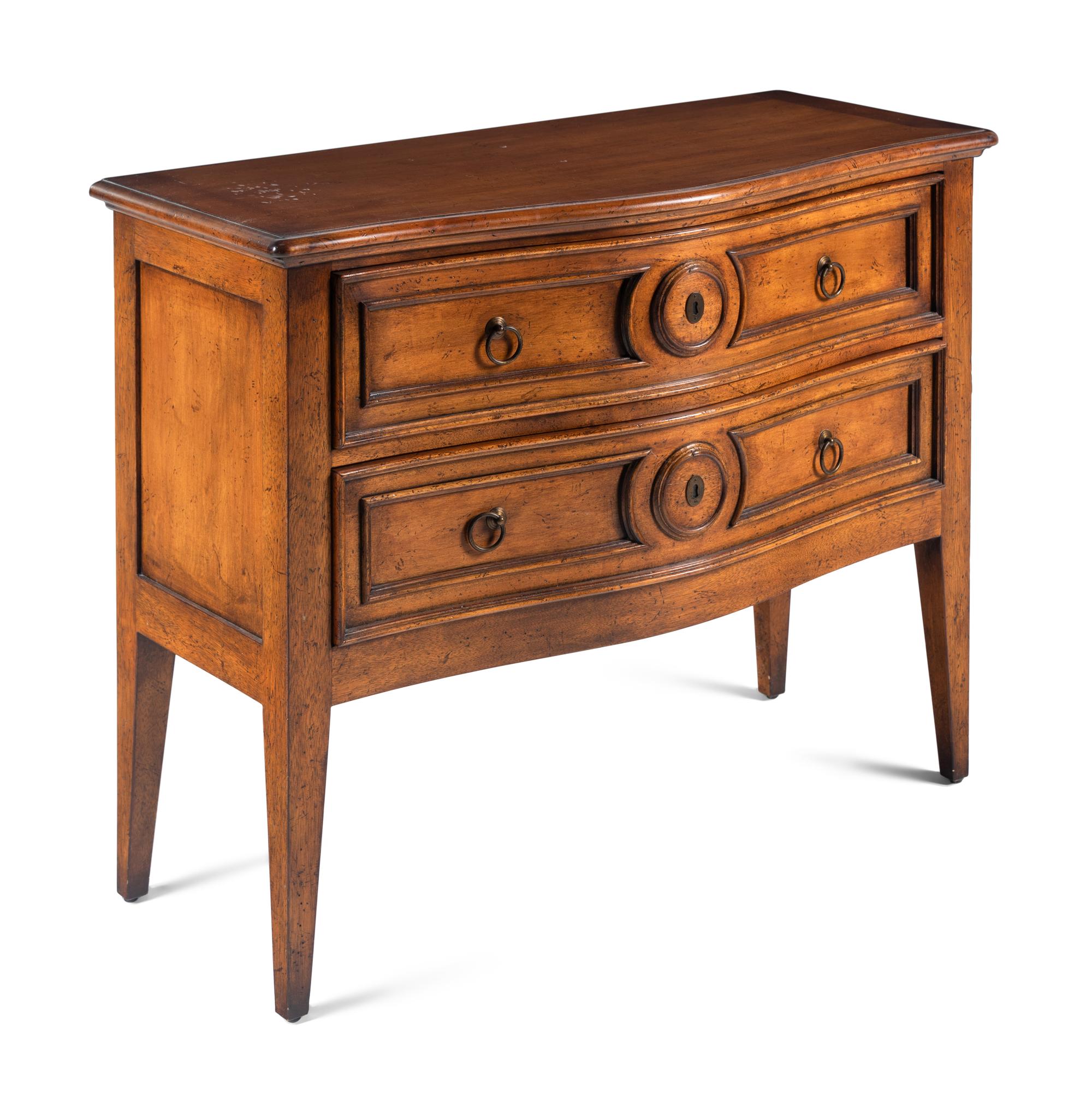 An Italian Style Walnut Commode