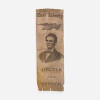 [Presidential] [Lincoln, Abraham] 1864 Presidential Campaign Ribbon