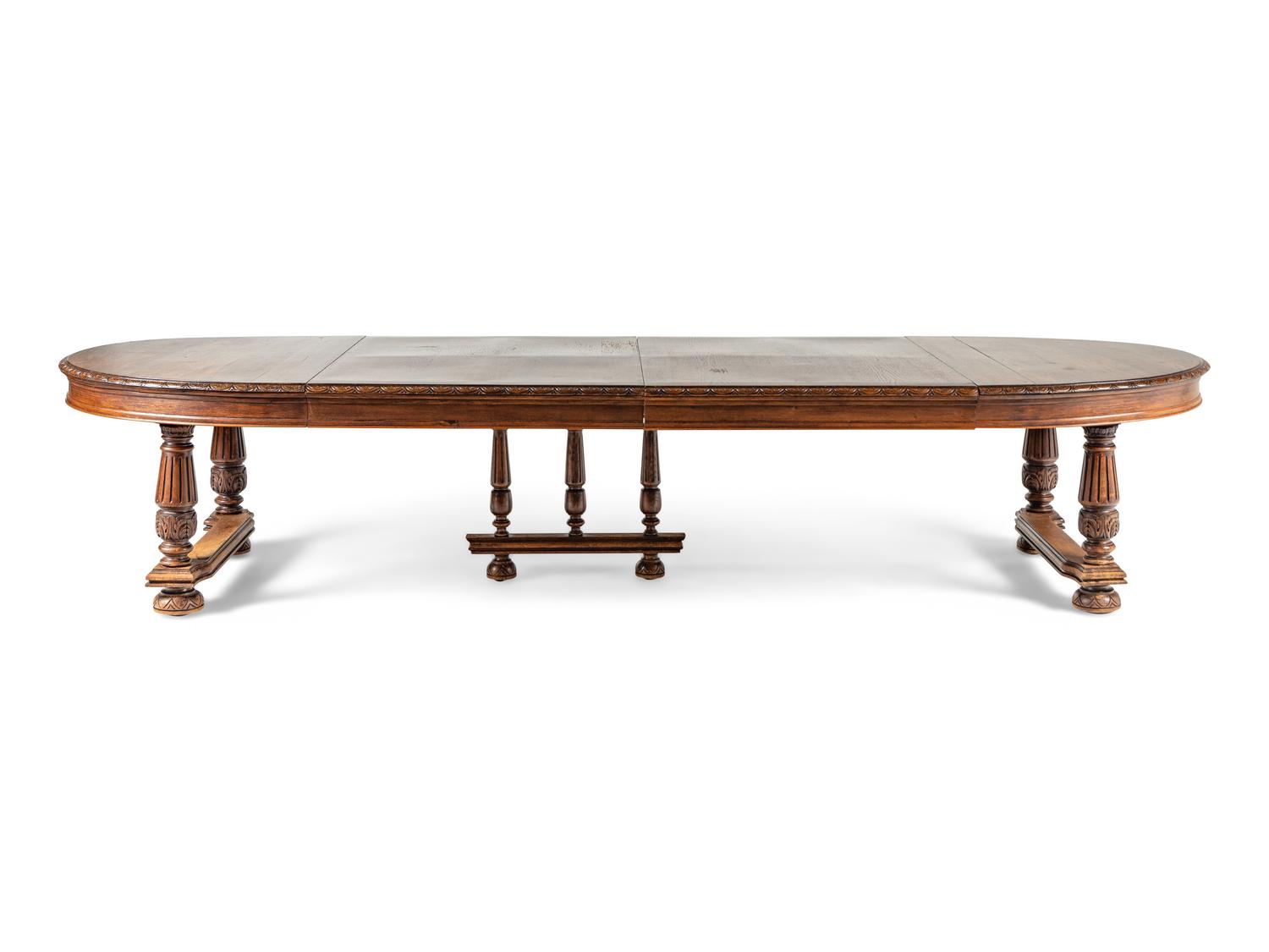 A Jacobean Style Oak Dining Table