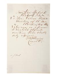 [CIVIL WAR - NAVY] -- [LINCOLNIANA]. A group of 6 documents relating to Lincoln naval visits, comprising: