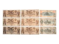 [CONFEDERATE - CURRENCY]. A variety of Louisiana notes, including: