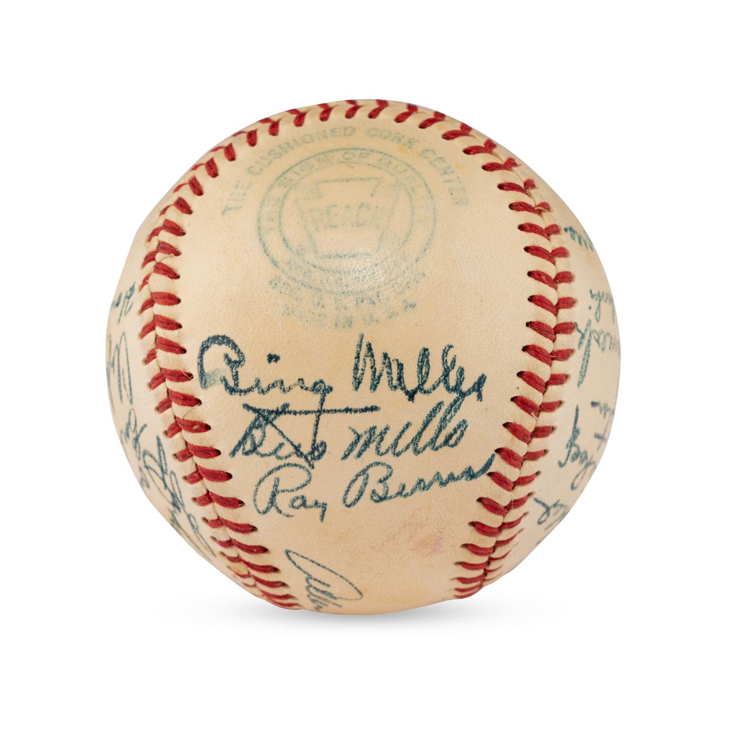 A 1949 Chicago White Sox Team Signed Autograph Baseball (JSA Auction Letter),