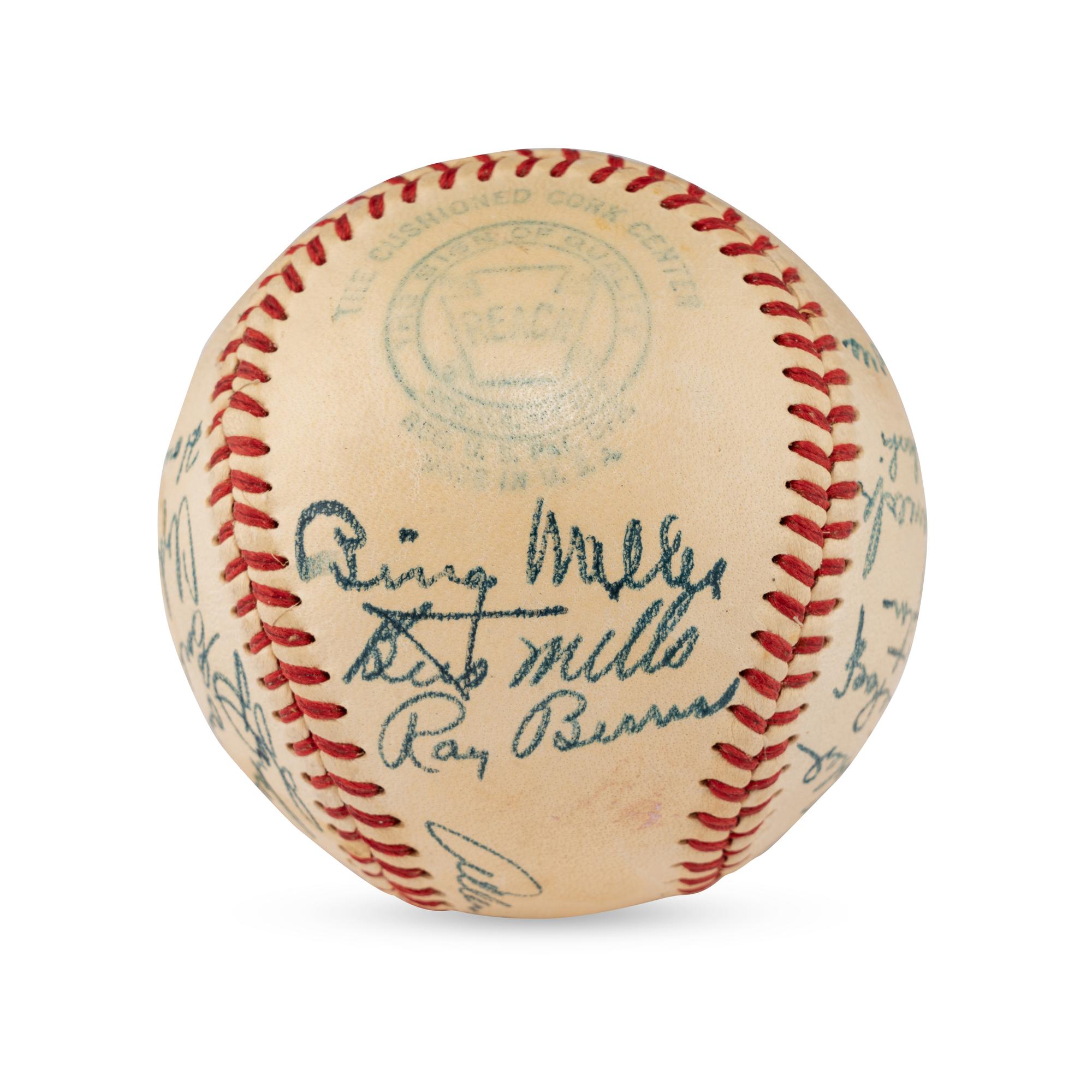 A 1949 Chicago White Sox Team Signed Autograph Baseball (JSA Auction Letter),