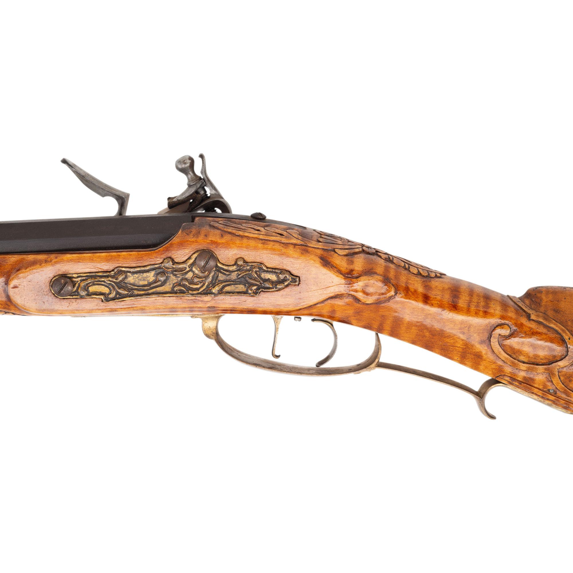 Contemporary York County-Style Fullstock Flintlock Kentucky Long Rifle