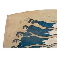 Lafayette Escadrille Signed Piece of Aircraft Skin