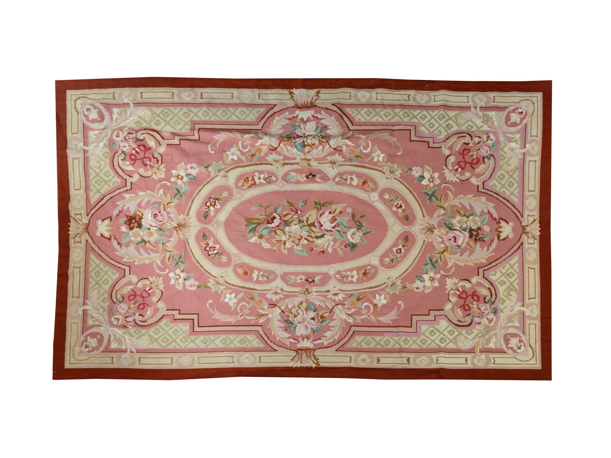 An Aubusson Style Rug — 20TH CENTURY