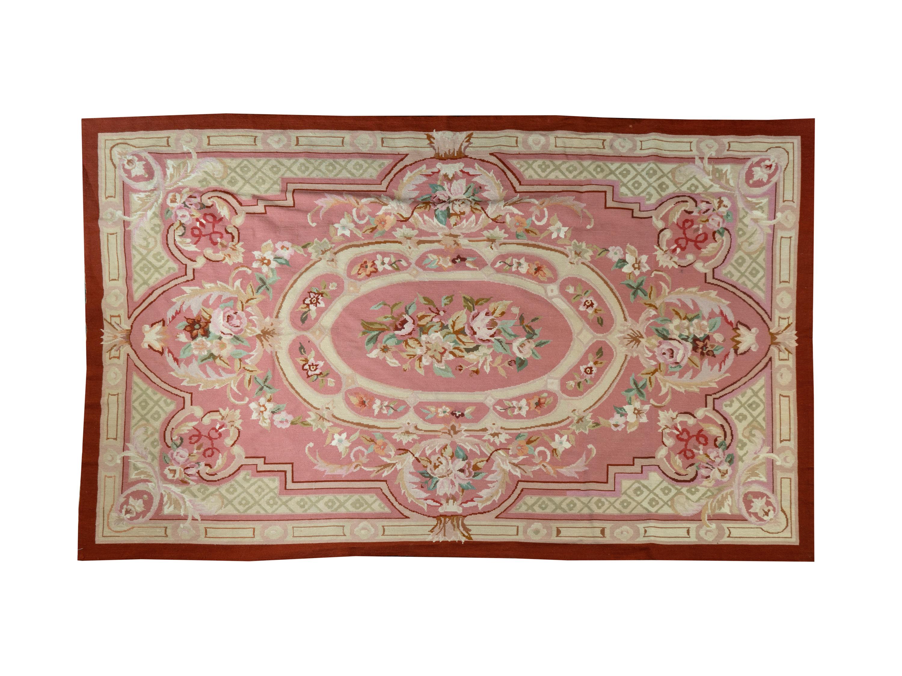 An Aubusson Style Rug — 20TH CENTURY