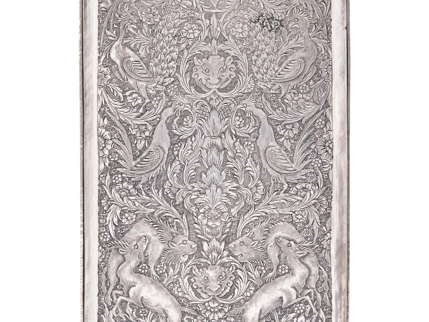 A Group of Three Persian Silver Boxes