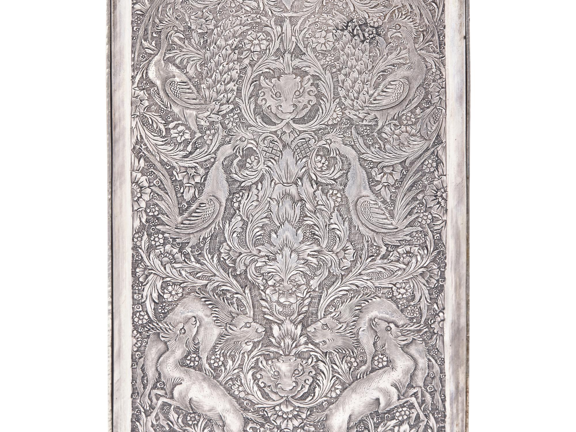 A Group of Three Persian Silver Boxes