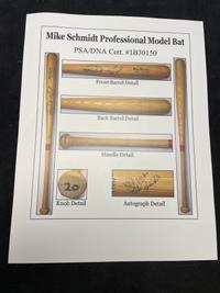 A Mike Schmidt 1975 Era Signed Autograph Professional Model Bat (PSA Certified),
