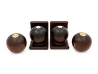 Four Lawn Bowling Balls