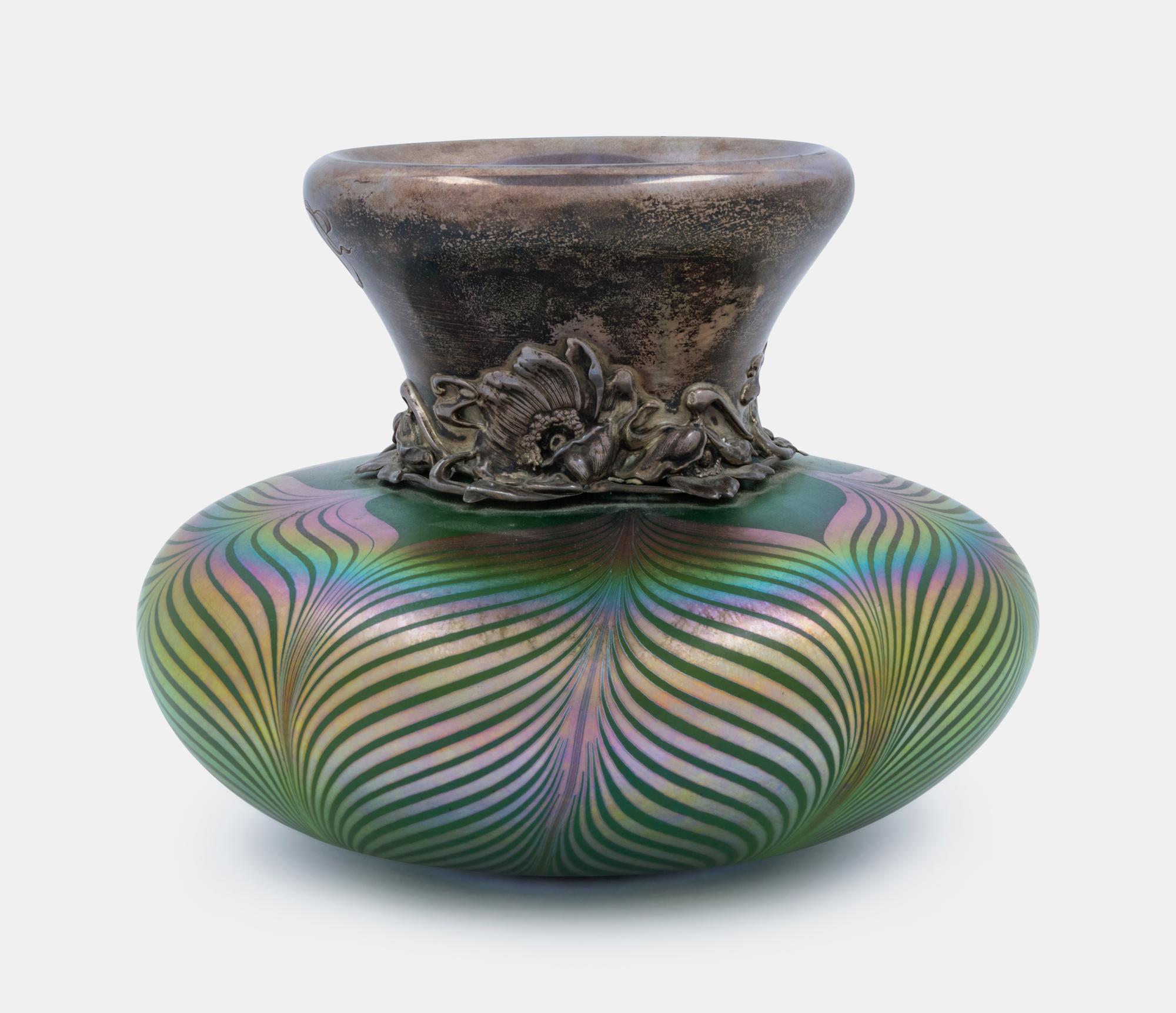 Silver Mounted Vase