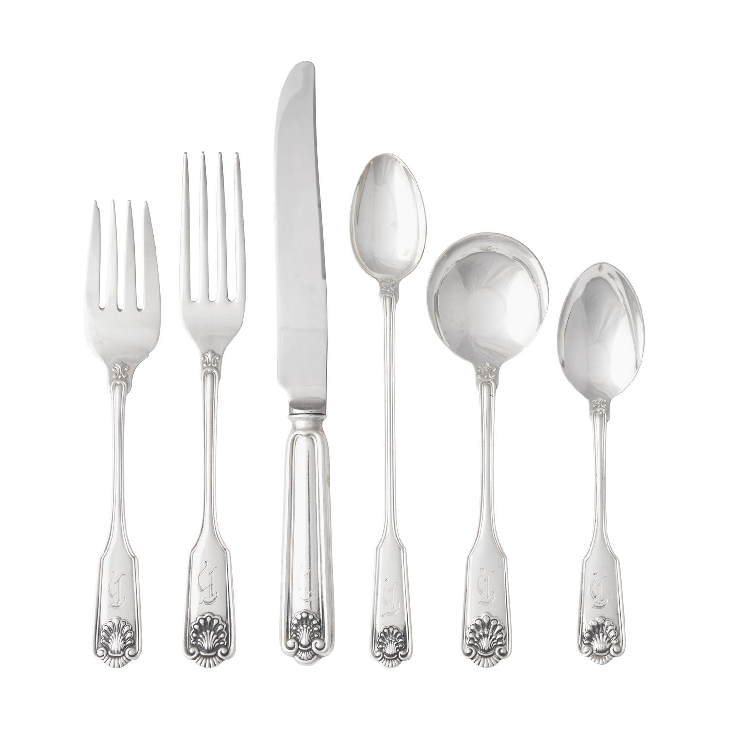 An American Silver Flatware Service