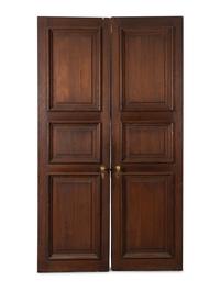 A Pair of Italian Rococo Painted Doors from the Embassy of Italy, Washington, D.C.