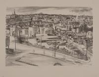 A group of four prints ( Connecticut Light and Power; From Rosslyn to Georgetown; New Hampshire Barn; Xochimilco Cinco de Mayo )