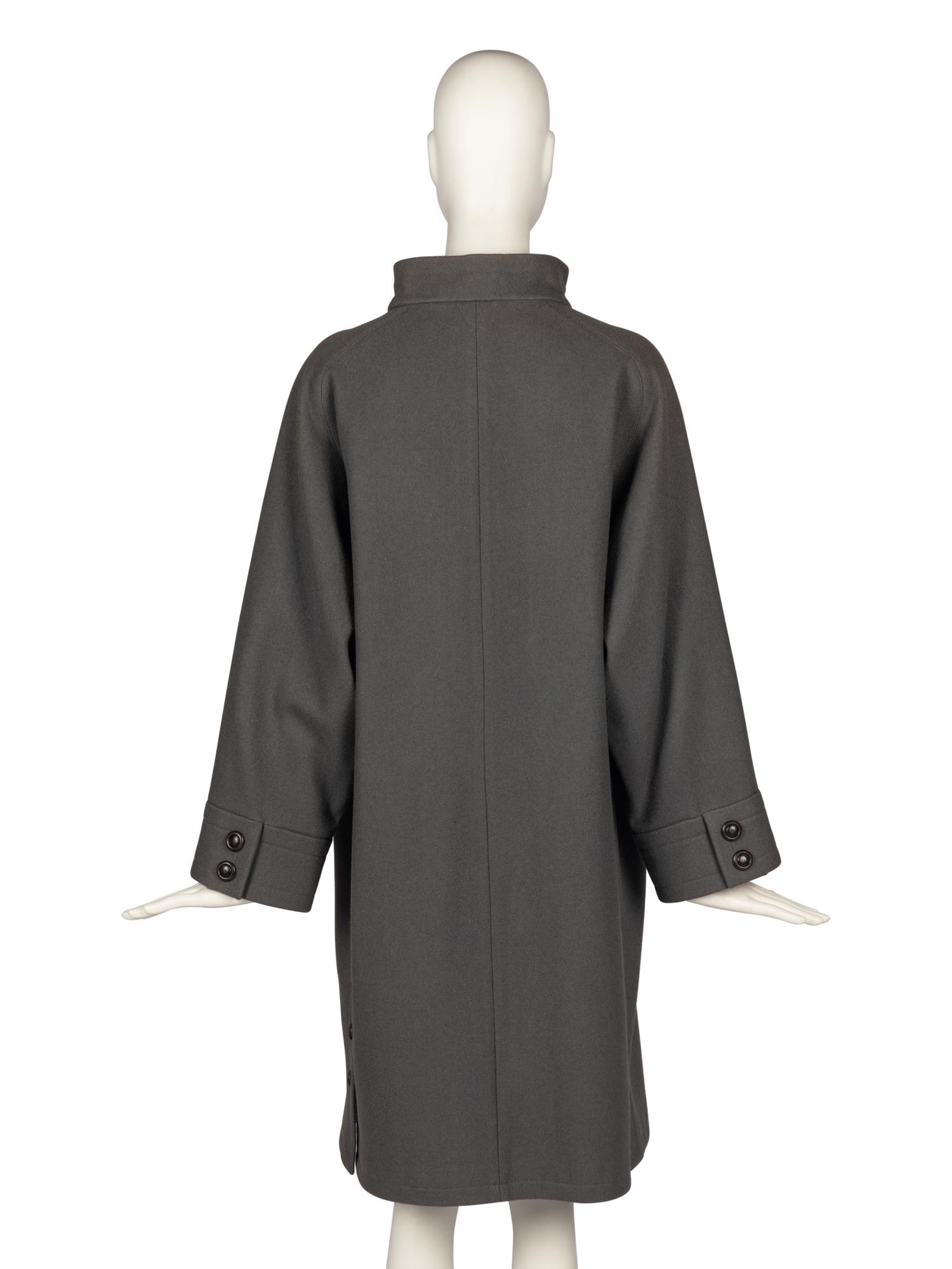 Pierre Cardin Grey Wool Coat