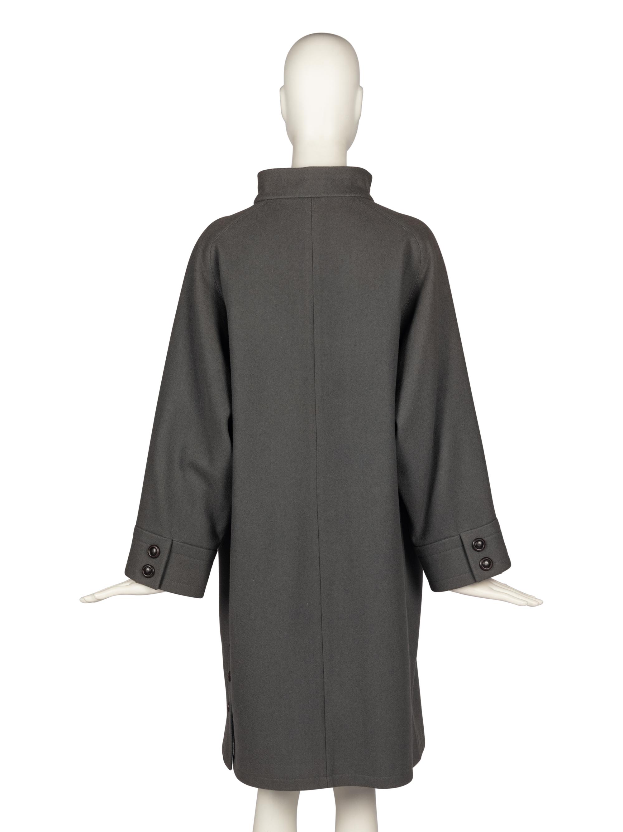 Pierre Cardin Grey Wool Coat