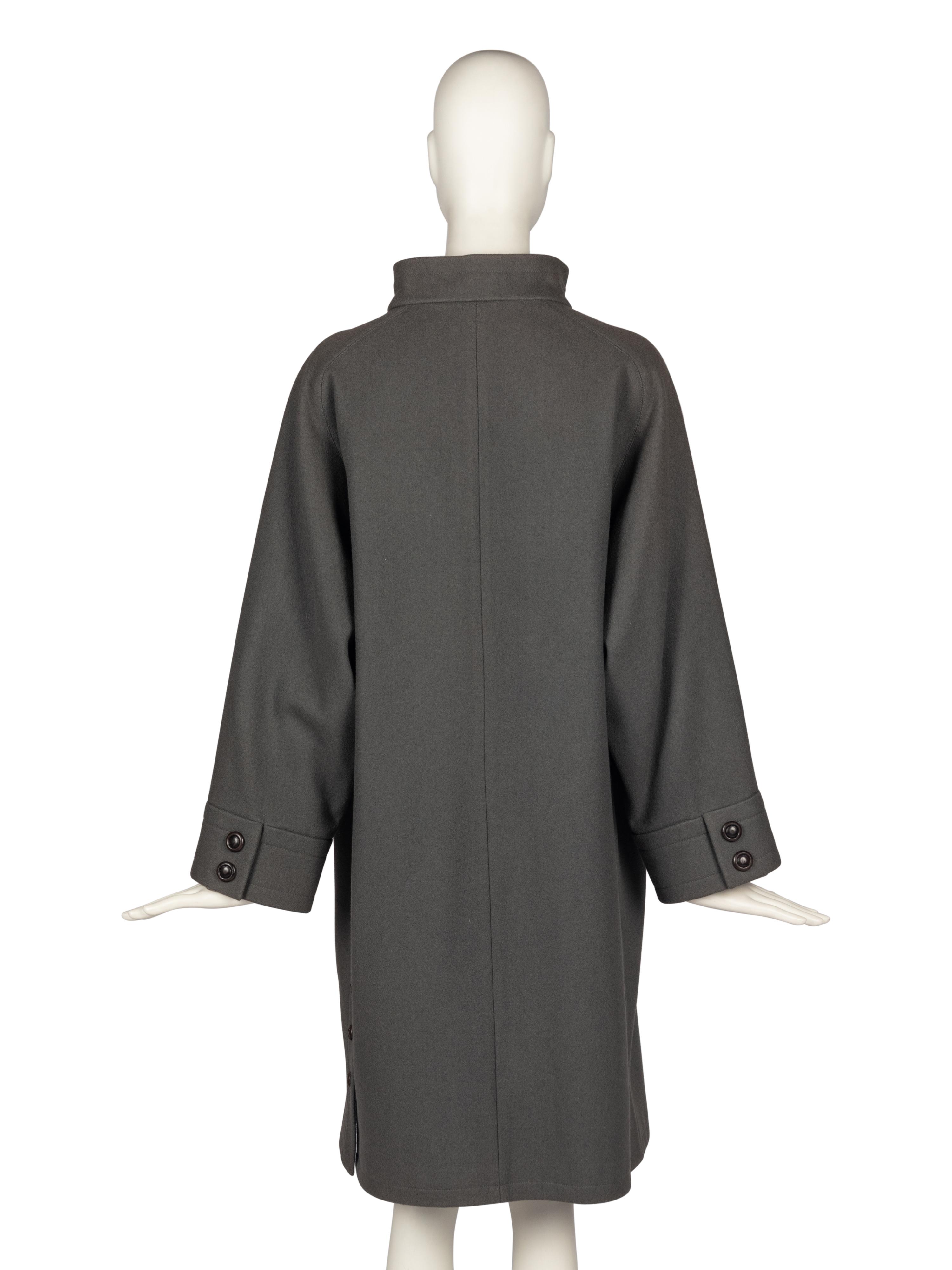 Pierre Cardin Grey Wool Coat