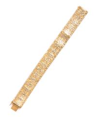 An 18 Karat Tricolor Gold Bracelet, 32.60 dwts.