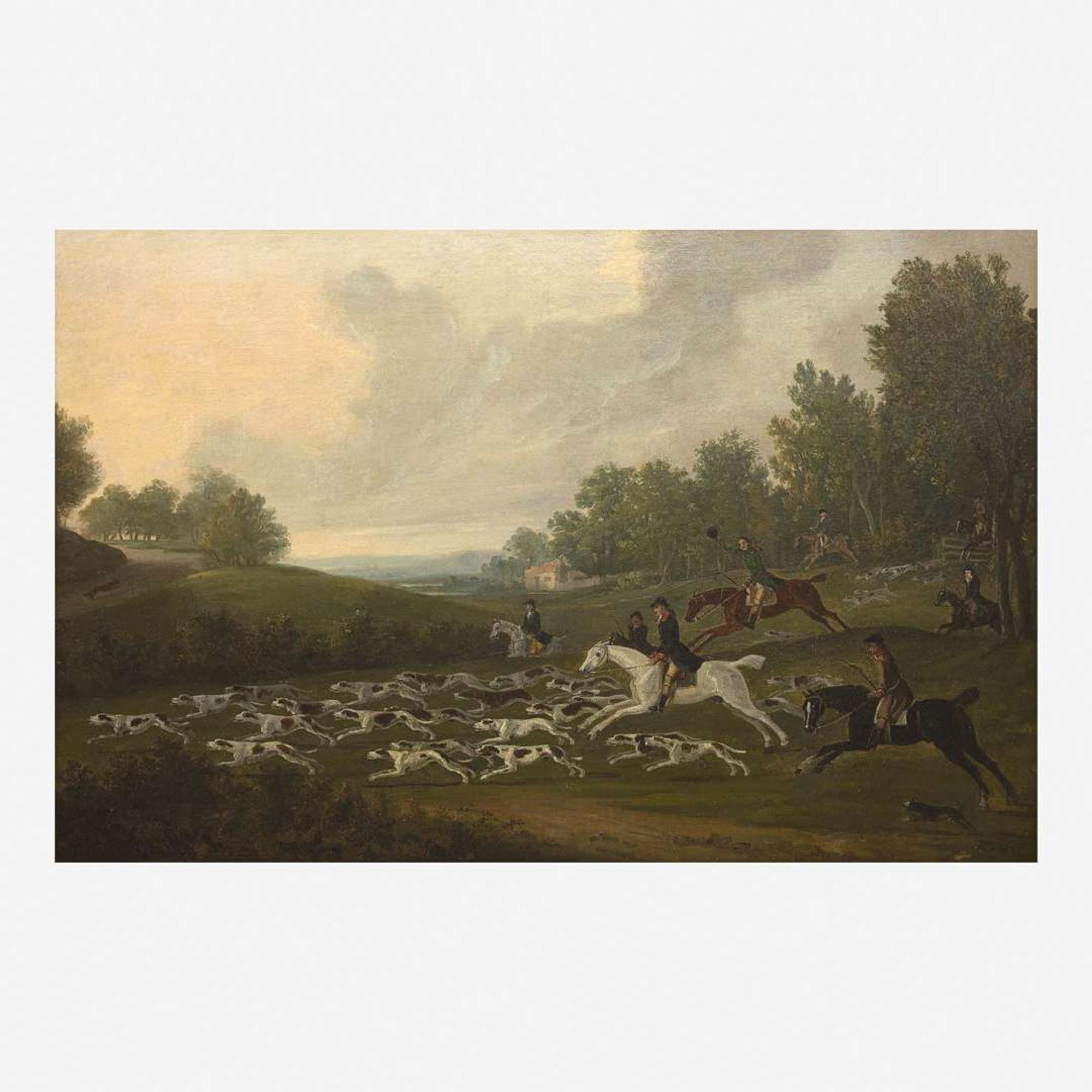 William Brooks (British, 18th Century) The Chase