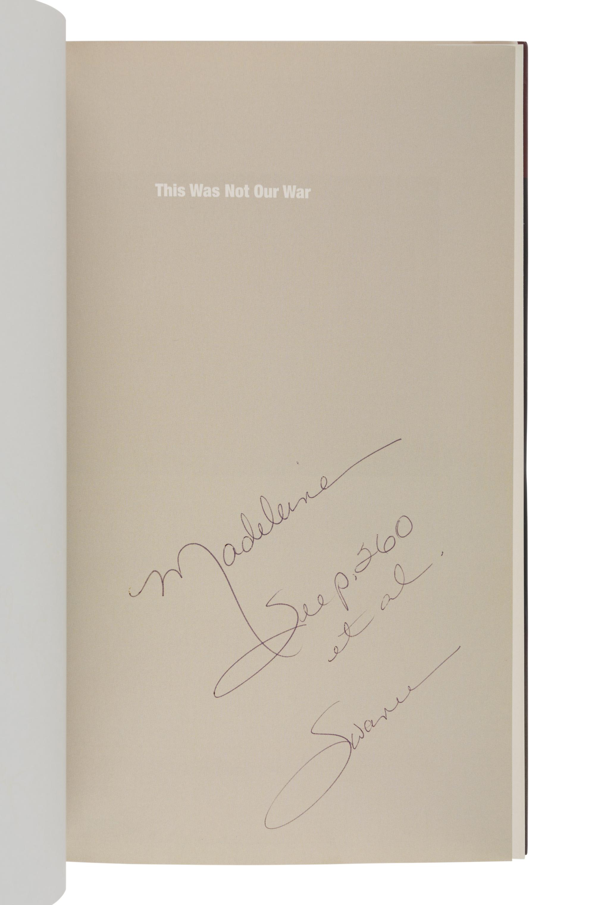WOMEN AND LEADERSHIP A group of 7 works, most FIRST EDITIONS INSCRIBED TO SECRETARY ALBRIGHT: