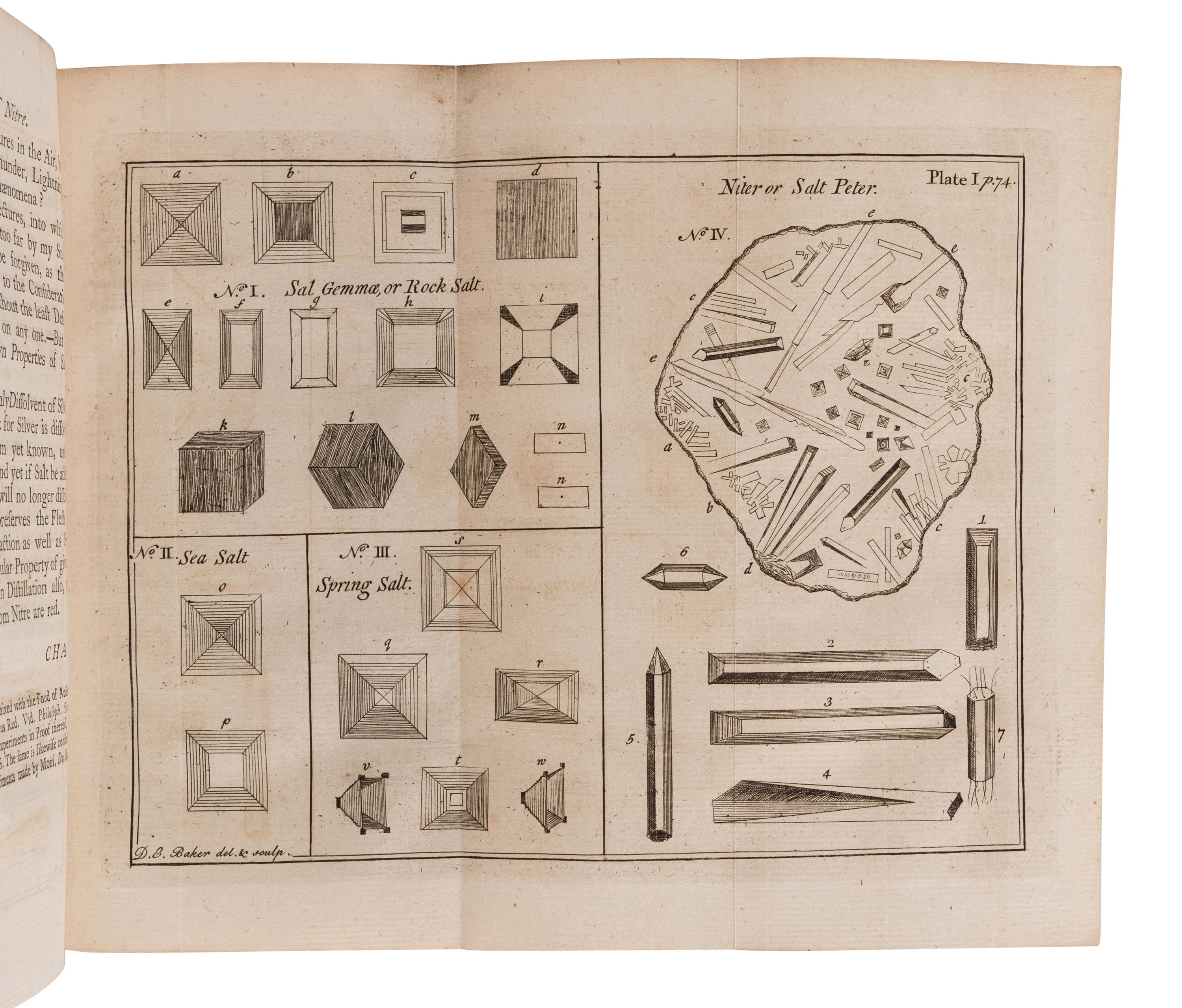 BAKER, Henry (1698-1774). Employment for the Microscope . London: R. Dodsley, 1753.