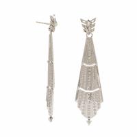 Annoushka, 'Chrysler', Diamond and White Gold Convertible Earrings