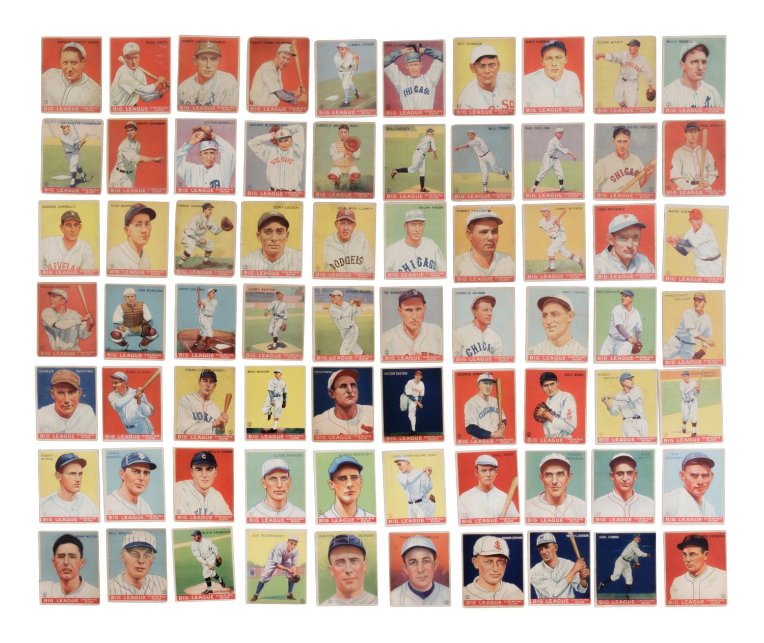 A 1933 Goudey Near Set (232/239),
