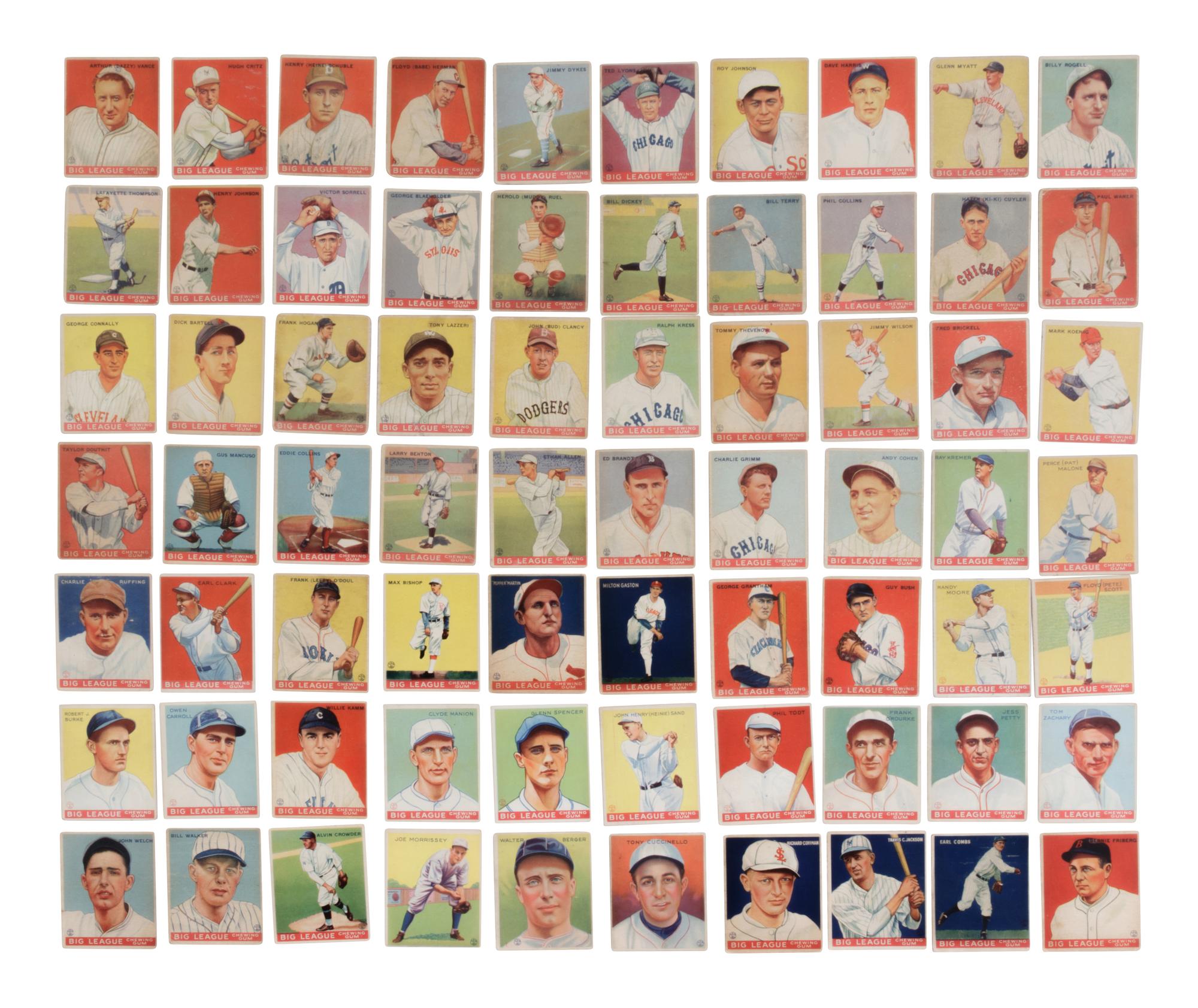 A 1933 Goudey Near Set (232/239),
